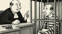 Dowcip: Sędzia pyta skazanego: za co?